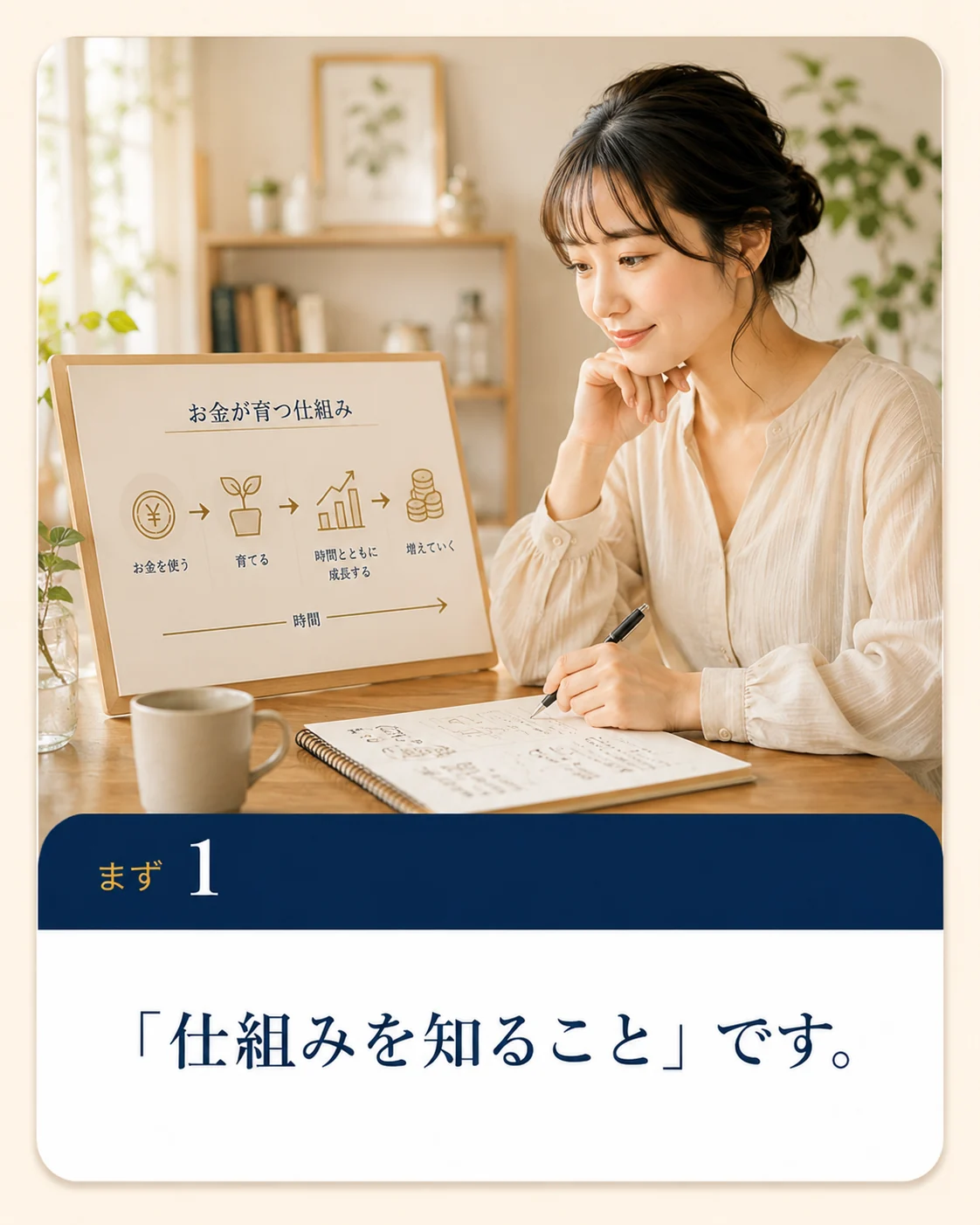 まず1 「仕組みを知ること」です。