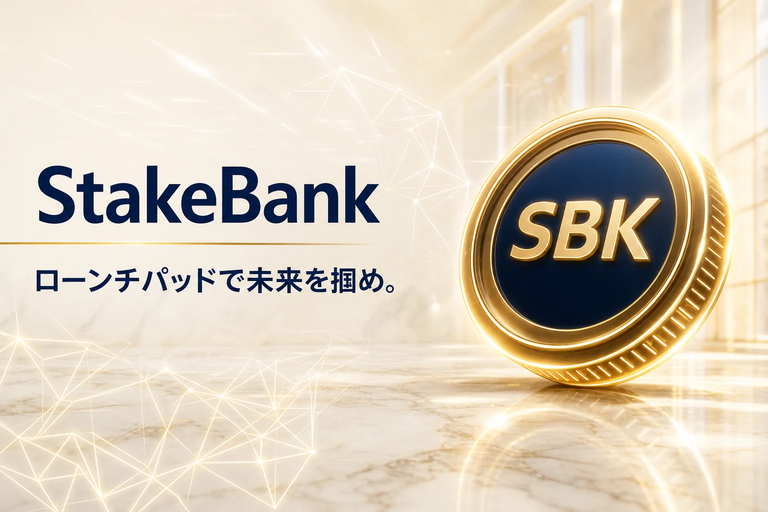 StakeBank SBK ローンチパッドで未来を掴め。